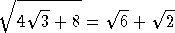  V~ - V~ ------   V~ --   V~ --&#13;&#10;  4  3 + 8 =   6 +   2